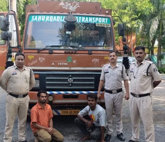 राजनांदगांव : 10 क्विंटल सरिया चोरी का खुलासा, 24 घंटे में आरोपी गिरफ्तार…