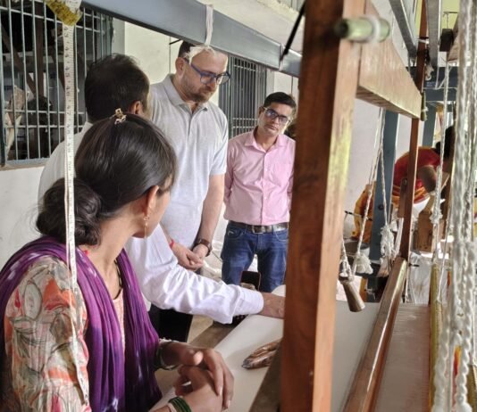 राजनांदगांव : कलेक्टर ने सांई बुनकर सहकारी समिति मर्यादित रेवाडीह का किया आकस्मिक निरीक्षण…