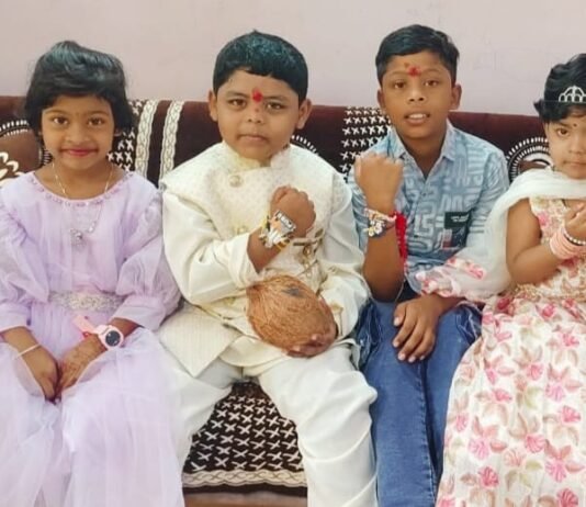 राजनांदगांव: रक्षाबंधन पर भाई-बहन का पावन बंधन…