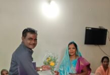 राजनांदगांव : मुख्यमंत्री के नाम उनकी धर्मपत्नी कौशल्या देवी साय से सुशील नारायण शर्मा ने सौजन्य मुलाकात किया…