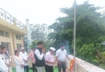 राजनांदगांव : आयुक्त अतुल विश्वकर्मा ने किया मोहारा फिल्टर प्लांट में ध्वजारोहण…