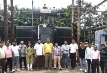 राजनांदगांव : सुरगी उपकेन्द्र में 72 लाख रूपये की लागत से स्थापित किया गया 05 एम.व्ही.ए. का नया पॉवर ट्रांसफार्मर…