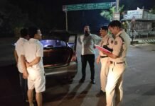राजनांदगांव : जिले में पुलिस की सघन वाहन चेकिंग कार्रवाई…