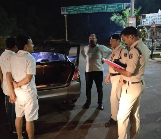राजनांदगांव : जिले में पुलिस की सघन वाहन चेकिंग कार्रवाई…