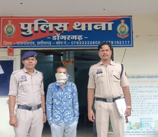 राजनांदगांव : डोंगरगढ़ पुलिस की बड़ी कार्रवाई, महाराष्ट्र निर्मित शराब के साथ आरोपी गिरफ्तार…