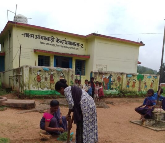 मोहला : स्वच्छता अभियान, जिले के 890 आंगनबाड़ी केंद्रों में सामूहिक सहभागिता से हुआ स्वच्छता कार्य…