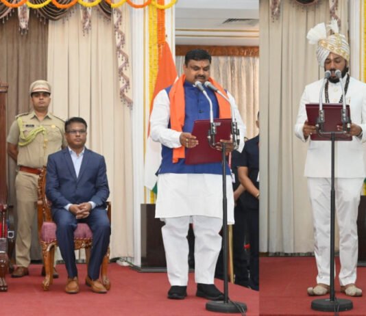 रायपुर : राज्यपाल डेका ने दिलाई तीन मंत्रियों को शपथ…