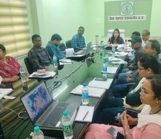 राजनांदगांव : जिला पंचायत सीईओ ने विभिन्न विकास कार्यों की समीक्षा की…