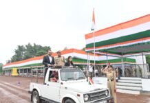 राजनांदगांव : स्वतंत्रता दिवस समारोह का शौर्य परेड मैदान पुलिस प्रशिक्षण विद्यालय में किया गया अंतिम रिहर्सल…