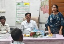 राजनांदगांव : संयुक्त कलेक्टर सरस्वती बंजारे को उत्तर बस्तर कांकेर जिला स्थानांतरण होने पर दी गई भावभीनी विदाई…