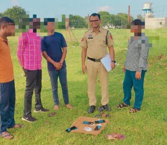 राजनांदगांव : जुआरियों पर पुलिस की कार्यवाही…