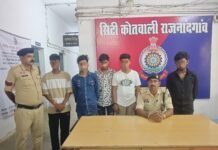 राजनांदगांव : गणेश पंडाल के पास चाकूबाजी करने वाले 4 आरोपी और 1 नाबालिग गिरफ्तार…