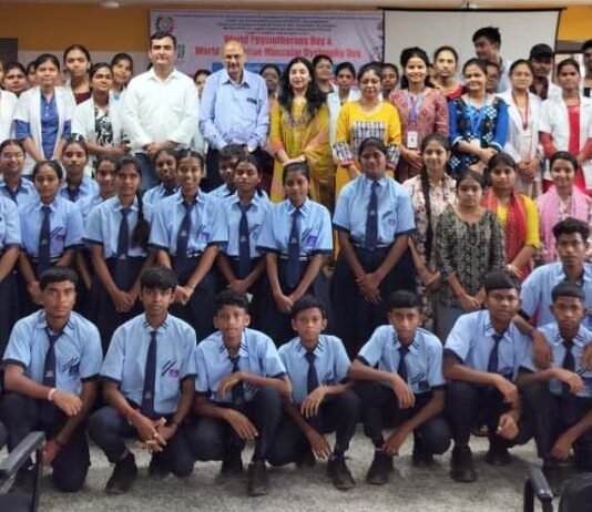 राजनांदगांव : सीआरसी सेंटर राजनांदगांव में विश्व फिजियोथेरेपी एवं विश्व ड्युचेन मस्कुलर डिस्ट्रॉफी दिवस समारोह का हुआ आयोजन…
