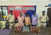 рд░рд╛рдЬрдирд╛рдВрджрдЧрд╛рдВрд╡ : рдЕрдкрд╣реГрдд рдирд╛рдмрд╛рд▓рд┐рдЧ рдмрд░рд╛рдордж, рдЕрд╡реИрдз рд╢рд░рд╛рдм рддрд╕реНрдХрд░реА рдкрд░ рдмрд╕рдВрддрдкреБрд░ рдкреБрд▓рд┐рд╕ рдХреА рдХрд╛рд░реНрдпрд╡рд╛рд╣реА…