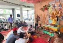 राजनांदगांव : विश्वकर्मा जयंती पर टाकाघर में प्रतिमा स्थापना एवं पूजा अर्चना…