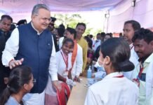 राजनांदगांव : नि:शुल्क वृहद स्वास्थ्य शिविर में 2056 मरीजों का किया गया ईलाज…