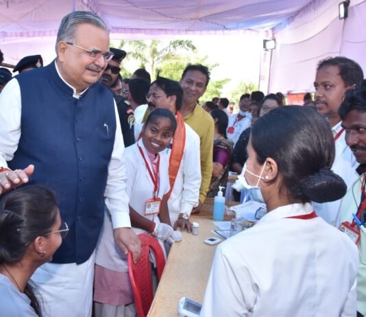राजनांदगांव : नि:शुल्क वृहद स्वास्थ्य शिविर में 2056 मरीजों का किया गया ईलाज…