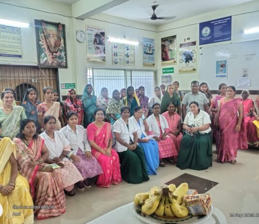 राजनांदगांव:स्वस्थ नारी सशक्त परिवार के तहत प्राथमिक स्वास्थ्य केंद्र सुरगी में 123 गर्भवती माताओ का जांच एवं नि:शुल्क दवाई वितरण…