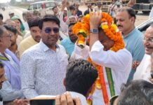 राजनांदगांव:कोपेडीह -देवादा चौक में प्रदेश अध्यक्ष दीपक बैज का किया भव्य स्वागत…