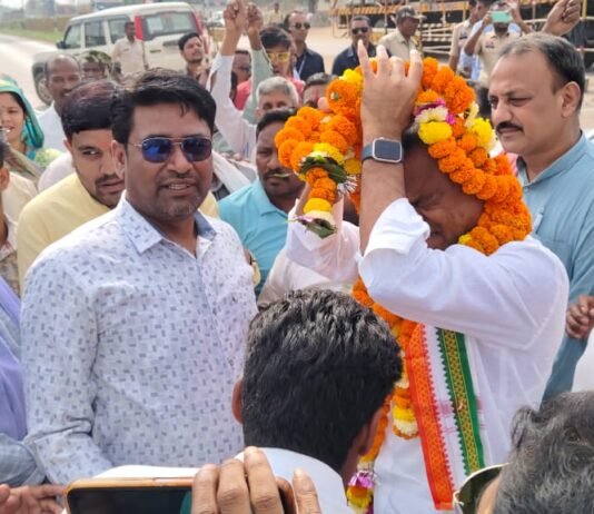 राजनांदगांव:कोपेडीह -देवादा चौक में प्रदेश अध्यक्ष दीपक बैज का किया भव्य स्वागत…