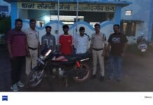 राजनांदगांव : मोटरसाइकिल चोरी करने वाला आरोपी गिरफ्तार, चोरी की गाड़ी बरामद…