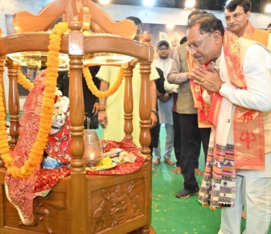 रायपुर : उत्साह, उमंग और सद्भावना बढ़ाने का पर्व है नवरात्रि : मुख्यमंत्री साय…