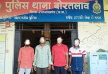 राजनांदगांव : चाकू से दहशत फैलाने वाले आरोपी गिरफ्तार….