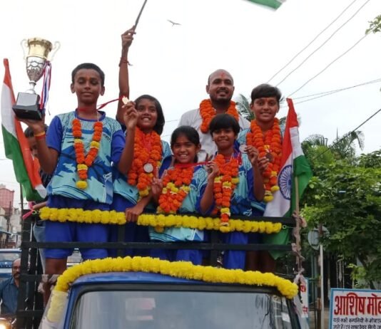 राजनांदगांव : 25वीं राज्य स्तरीय शालेय प्रतियोगिता में जीते स्वर्ण एवं कांस्य पदक…