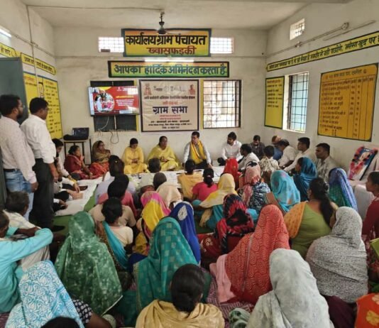 मोहला : ग्राम सभा में शामिल होकर विलेज विजन प्लान के कार्यों का किया अवलोकन…