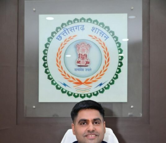 राजनांदगांव : जिले के नवपदस्थ कलेक्टर जितेंद्र यादव ने किया कार्यभार ग्रहण…