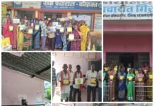 राजनांदगांव : ग्रामीणों को क्यूआर से मिल रही मनरेगा की जानकारी…