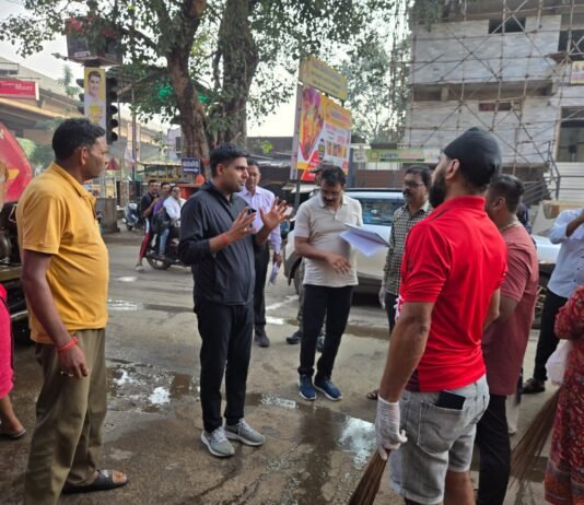 राजनांदगांव : कलेक्टर जितेन्दर यादव ने सुबह किया शहर भ्रमण…