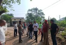 राजनांदगांव : महापौर स्टेशन पारा क्षेत्र का निरीक्षण कर दिवाली त्योहार में समुचित साफ सफाई के दिये निर्देश…