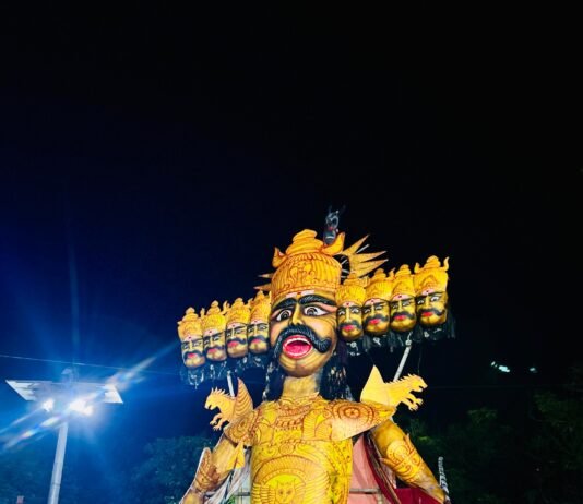 राजनांदगांव:भर्रेगांव में रामलीला का मंचन कर किया रावण दहन…