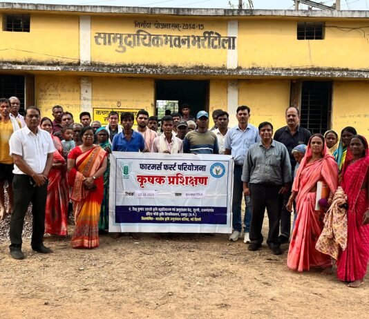 राजनांदगांव:70 किसानों को प्रशिक्षण कृषक महिलाएं भी शामिल हुई…