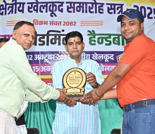 रायपुर : खेल शारीरिक ही नहीं बल्कि मानसिक विकास में सहायक राजस्व मंत्री टंक राम वर्मा…