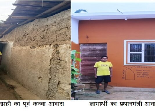 रायपुर : प्रधानमंत्री आवास योजना से कोरिया जिले में 17 हजार से अधिक परिवारों को मिला पक्का आशियाना…