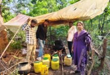 राजनांदगांव:90 लीटर हाथ भट्ठी कच्ची महुआ शराब एवं 50 किलोग्राम महुआ लाहन जप्त…