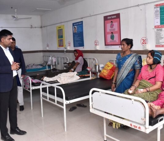 राजनांदगांव:कलेक्टर ने जिला चिकित्सालय का किया निरीक्षण…