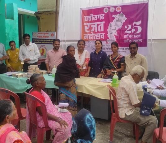 राजनांदगांव:प्राथमिक स्वास्थ्य केन्द्र शंकरपुर में नि:शुल्क स्वास्थ्य जांच शिविर संपन्न…