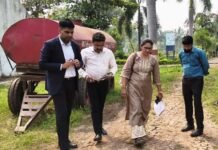 राजनांदगांव:कलेक्टर ने पुष्प वाटिका में प्रस्तावित सियान गुड़ी डे केयर सेंटर निर्माण स्थल का किया निरीक्षण…