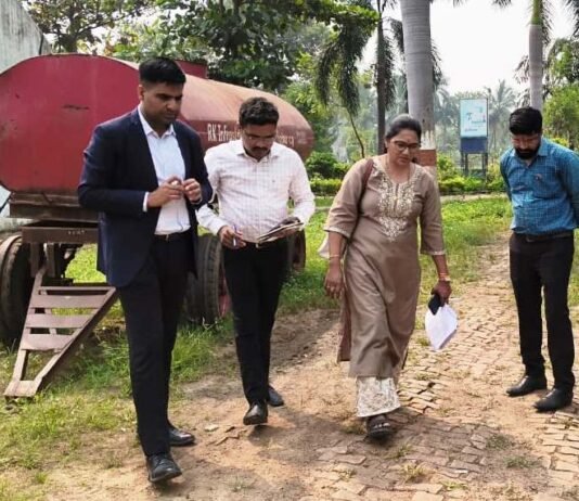 राजनांदगांव:कलेक्टर ने पुष्प वाटिका में प्रस्तावित सियान गुड़ी डे केयर सेंटर निर्माण स्थल का किया निरीक्षण…