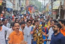 राजनांदगांव : पूजा पंडालों में विराजित देवी मां की प्रतिमाओं की बाजे-गाजे के साथ निकली विसर्जन शोभायात्रा…
