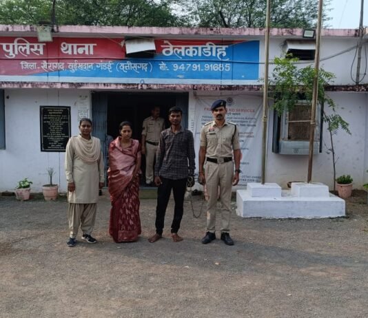 खैरागढ़: चोरी के दो आरोपी थाना ठेलकाडीह पुलिस की गिरफ्त में…