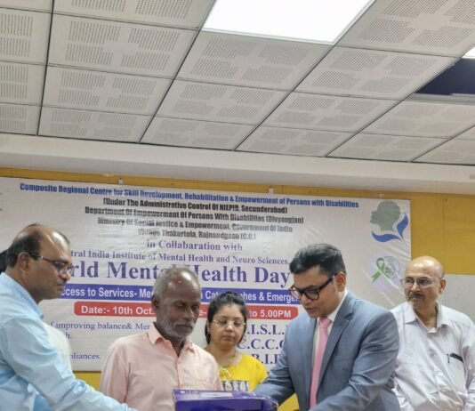 राजनांदगांव: विश्व मानसिक स्वास्थ्य दिवस पर सी.आर.सी. राजनांदगांव में जागरूकता कार्यक्रम का आयोजन…