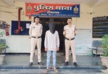 राजनांदगांव: आदतन बदमाश अकाश लाउत्रे पर पुलिस की कार्यवाही…