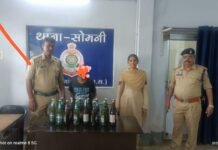राजनांदगांव : अवैध शराब बिक्री पर सोमनी पुलिस की बड़ी कार्रवाई..