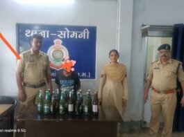 राजनांदगांव : अवैध शराब बिक्री पर सोमनी पुलिस की बड़ी कार्रवाई..