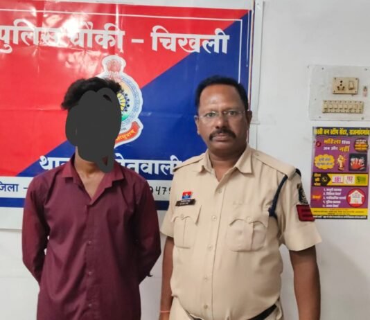 राजनांदगांव :शांतिभंग करने वाले बदमाश पर चिखली पुलिस की कार्यवाही…