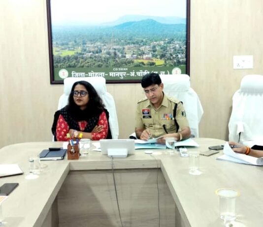 मोहला:जिले में मादक पदार्थों के अवैध कारोबार पर नियंत्रण हेतु बनाए कार्ययोजना-कलेक्टर तुलिका प्रजापति…